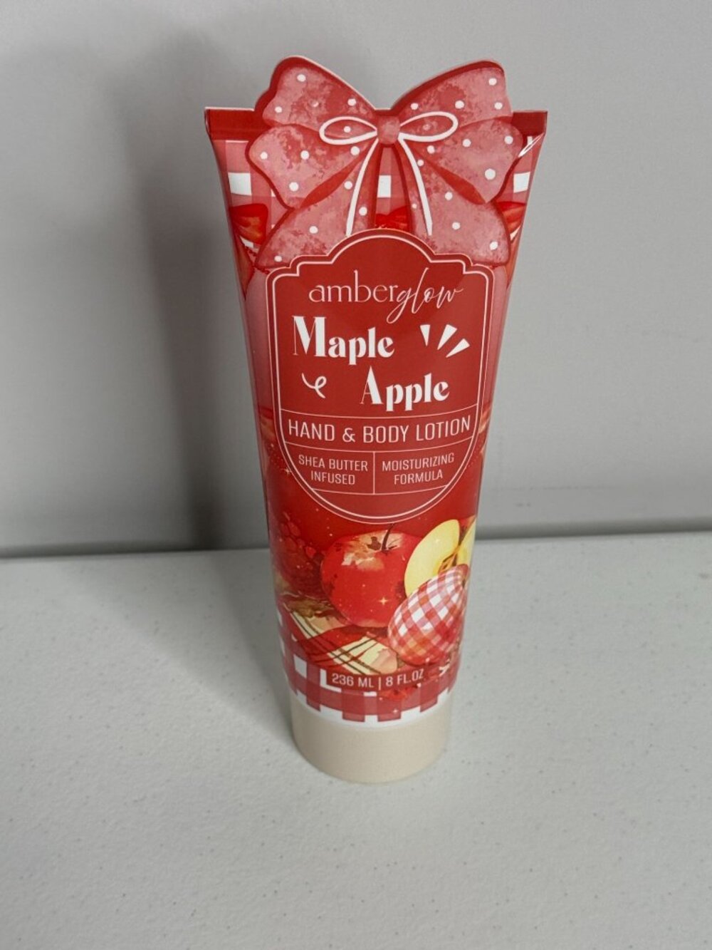 Amber Glow Maple Apple Lotion 8 oz Shea Butter Fall Autumn New